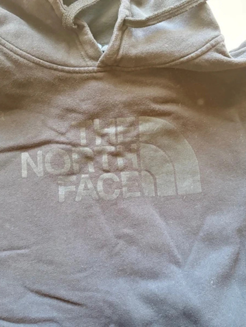 The North Face black hoodie in a XL Monotone